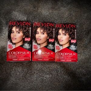 Set of 3 Revlon permanent hair color